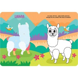 Książka dla dzieci Koloruję i naklejam. Zwierzątka w zoo. Duże naklejki od 3 lat Aksjomat