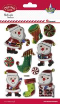 Naklejka (nalepka) Craft-Fun Series Boże Narodzenie Mikołaje, skarpety Titanum (MDM XMASS SNOWNAM)