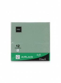 Serwetki airlaid zielony bibuła [mm:] 400x400 Pol-mak (DH_CA_000401)