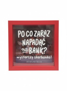 Skarbonka Napadać na bank drewno Pan Dragon (5907195300173)