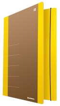 Teczka kartonowa na gumkę Life A4 żółty 500g [mm:] 250x350 Donau (2060001FSC-11)