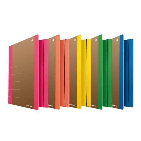 Teczka kartonowa na gumkę Life A4 żółty 500g [mm:] 250x350 Donau (2060001FSC-11)