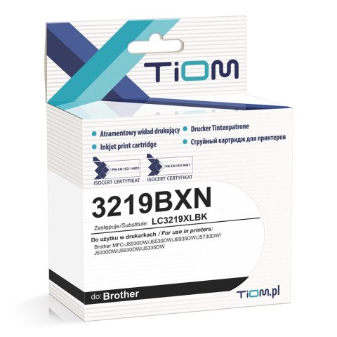 Tusz (cartridge) alternatywny Brother Lc3219xlbk Tiom (Ti-B3219BXN)