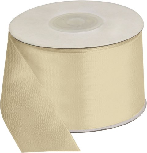 Wstążka Craft-Fun Series satynowa 50x25 [mm x m] KREMOWY JASNY Titanum (TS50-079)
