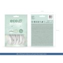 Balon gumowy Pastel Eco Balloons biały 260mm Partydeco (ECO26P-008-10)