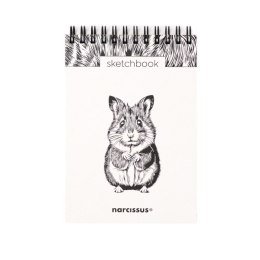 Blok artystyczny szkicownik chomik A6 120g 60k Narcissus