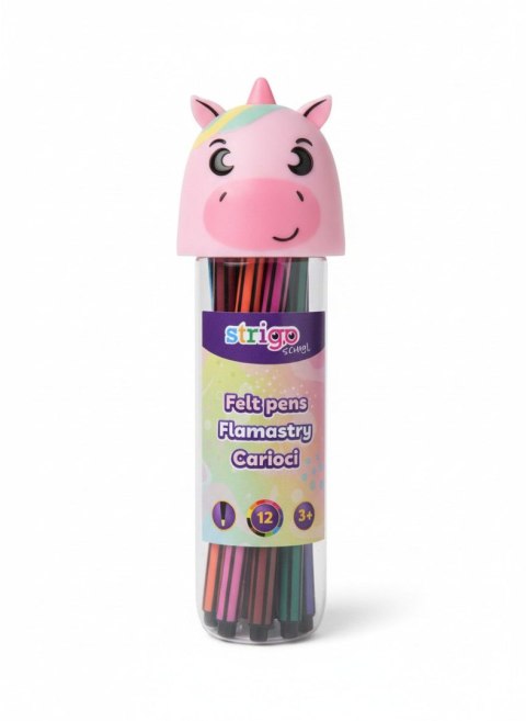 Flamaster UNICORN 12 kol. Strigo (SSC480)