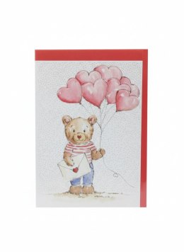 Kartka składana Karnet B6 WAL MISIU z BALONAMI B6 Henry (5907465666862)