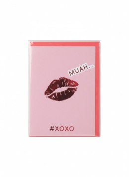 Kartka składana Karnet B6 Walentynki usta B6 Henry (5905701483181)