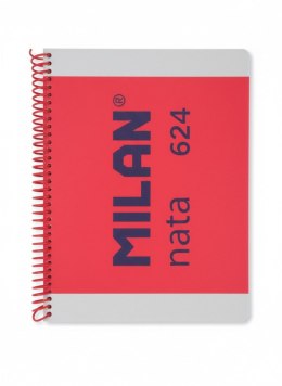 Kołozeszyt (kołonotatnik) A4 80k. 80g krata Milan (57043E80P)