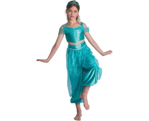 Kostium dla dzieci Arabska Księżniczka (bluzka, spodnie, opaska), rozm.120/130 cm Godan (SL-AR12)