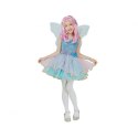 Kostium dla dzieci Niebieska Wróżka (sukienka, skrzydła), rozm.120/130 cm Godan (SL-BF12)