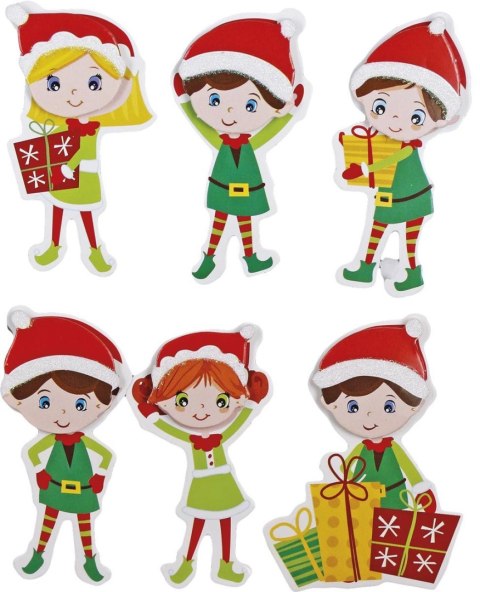 Naklejka (nalepka) Craft-Fun Series elfy Mikołaja Titanum (22XZ0317-2)