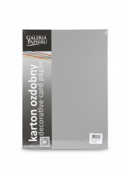 Papier ozdobny (wizytówkowy) pearl jasnosrebrny A4 srebrny 210g Galeria Papieru (205453)