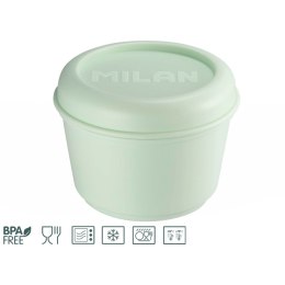 Śniadaniówka Pojemnik MILAN okrągły na lunch 0,25 l z zakręcaną pokrywką zielony Milan (085112GR)