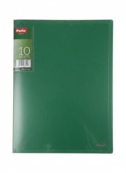 Teczka ofertowa A4 kolor: zielony 10 kieszeni Patio (PAT1131/N/05)