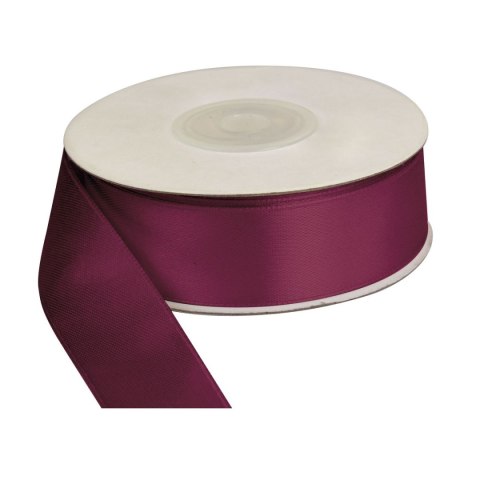 Wstążka Craft-Fun Series satynowa 25x25 [mm x m] bordowa Titanum (311971)