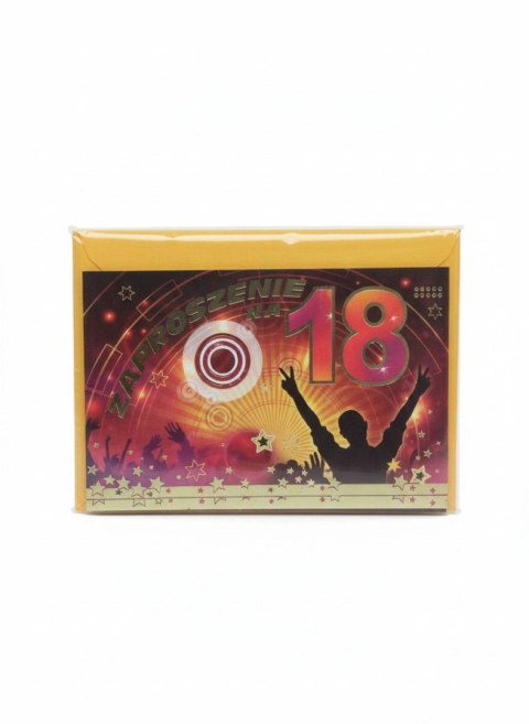 Zaproszenie złocone