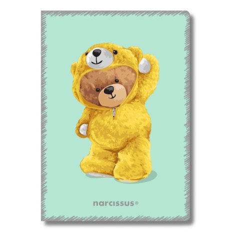 Zeszyt A5 Teddies 60k. 80g krata Narcissus