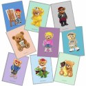 Zeszyt A5 Teddies 60k. 80g krata Narcissus