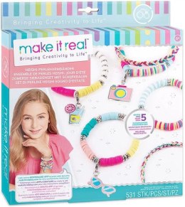 Bransoletka MAKE IT REAL Zestaw do tworzenia bransoletek Summer Vibes z koralikami heishi Orbico Sp. Z O.o. (1317)