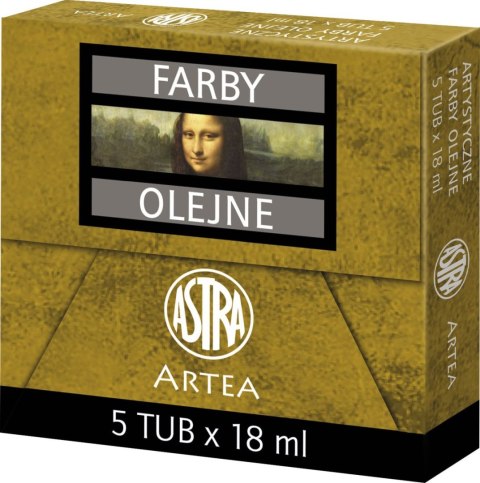 Farba olejna kolor: żółta 18ml 1 kolor. Artea