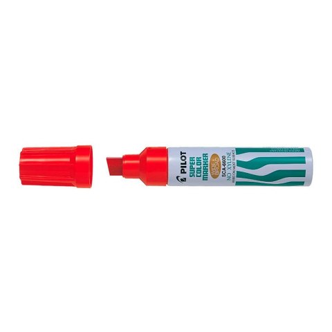 Marker permanentny wkład czerwony okrągła końcówka Pilot (SCA-6600-R)