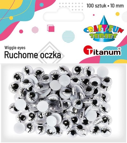Oczka Craft-Fun Series 10mm 100 szt Titanum (ORZ003)