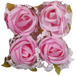 Ozdoba materiałowa Craft-Fun Series róże z gipsówką Titanum (25YX0902-10)