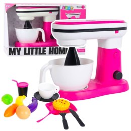 Robot kuchenny zabawkowy Blender Dla Dzieci Akcesoria Owoce Różowy Lean (28143)