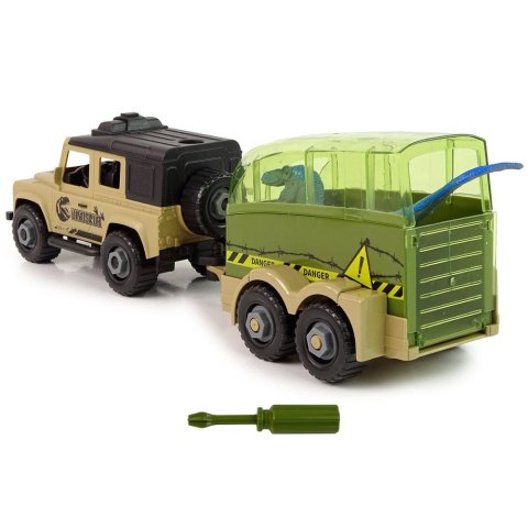 Samochód Terenowe Transporter Do Rozkręcania DIY Dinozaur Lean (12957)