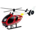 Samochód strażacki Zestaw Pojazdów Helikopter Auto Straż Pożarna Dźwięk Czerwone Lean (12964)