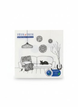 Serwetki TaT mix papier [mm:] 330x330 Paw (TL129700)
