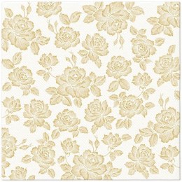 Serwetki airlaid 40x40 złoty fizelina [mm:] 400x400 Paw (AAN004709)