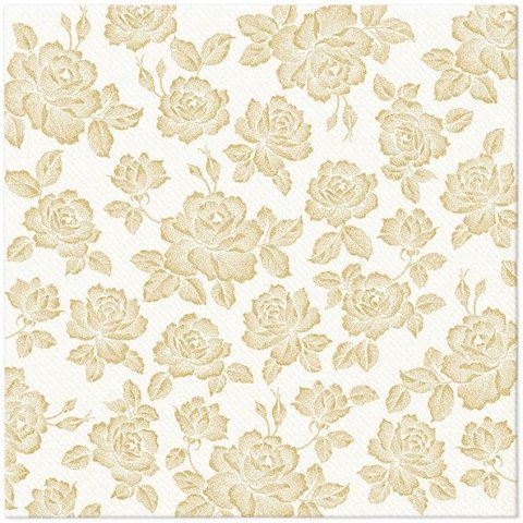 Serwetki airlaid 40x40 złoty fizelina [mm:] 400x400 Paw (AAN004709)