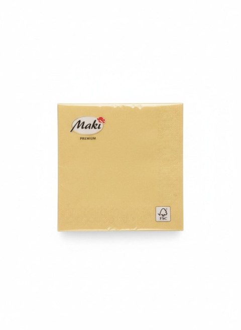 Serwetki złoty celuloza [mm:] 330x330 Pol-mak (SL_OG_005400)