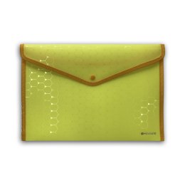 Teczka plastikowa na zatrzask LUX 5906910827711 A4 żółty Tadeo