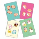 Zeszyt A4 PP Kawaii 60k. 80g krata Narcissus