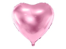 Balon foliowy Serce, 61cm, jasny różowy 24cal Partydeco (FB23M-081J)