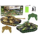Czołg Zestaw Czołgi Walczące Zdalnie Sterowane Czołg War Tank RC Bitwa Podczerwień Lean (393)