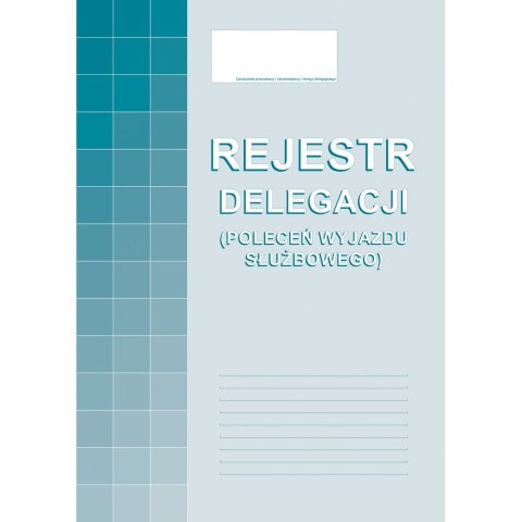 Druk offsetowy A4 rejestr delegacji A4 Michalczyk i Prokop (505-1R)