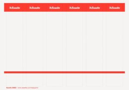 Etykiety opisowe do segregatora samoprzylepne biały [mm:] 36x192 Esselte (20823)