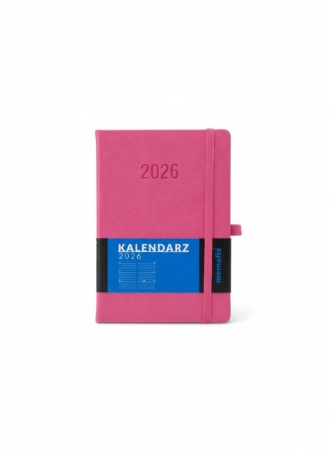 Kalendarz książkowy (terminarz) 2026 MEMOFIX TDW Antra (różowy)