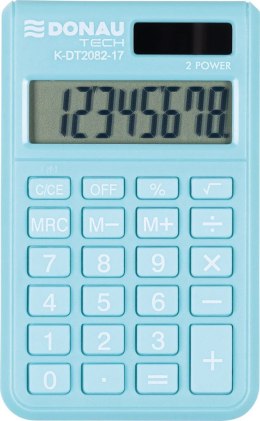 Kalkulator kieszonkowy jasnoniebieski Donau Tech (K-DT2082-17)