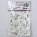 Ozdoba papierowa Craft-Fun Series róże na druciku Titanum (25YX0902-12- white)