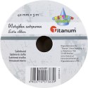 Wstążka Craft-Fun Series satynowa karbowana 40x3 [mm x m] biała Titanum (BJ25091148-4)