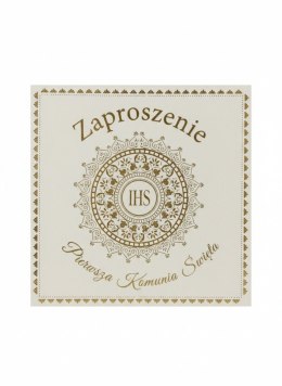 Zaproszenie KW Komunia Hostia Biała Henry (5908451982355)