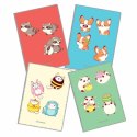 Zeszyt A4 PP Kawaii 32k. 80g linia kolor Narcissus