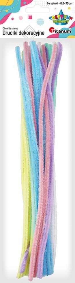 Drucik Craft-Fun Series kreatywny kolor: mix 300mm 24 szt Titanum (25YDD0903)