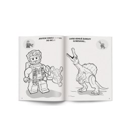 Książka dla dzieci LEGO? Jurassic World?. Kolorowanka z Naklejkami Ameet